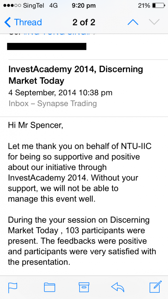 Guest Speaker at NTU | A Big Thanks to All 103 Participants!