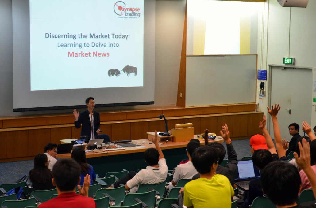 Guest Speaker at NTU | First-time Traders, Please Raise your Hands!