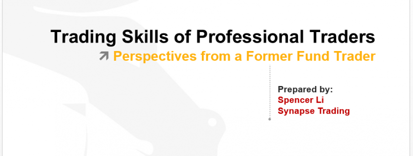 trading skills of professional traders 1