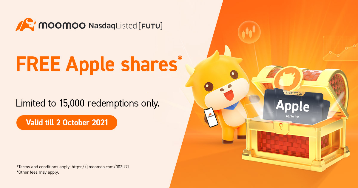 Free Apple Shares by Moomoo Trading App (Powered by FUTU)