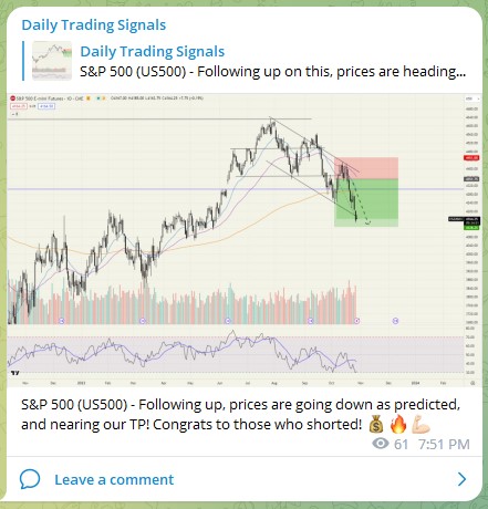 Trading Signals US500 271023