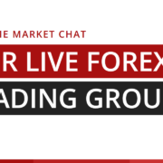 Title card: our live forex trading group, real-time market chat, Synapse Trading