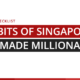 Title card: personal checklist, 5 habits of Singapore's self-made millionaires, Synapse Trading