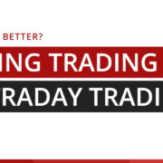 Title card: swing trading vs intraday trading, which is better, Synapse Trading