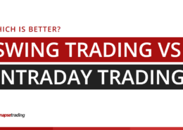 Title card: swing trading vs intraday trading, which is better, Synapse Trading