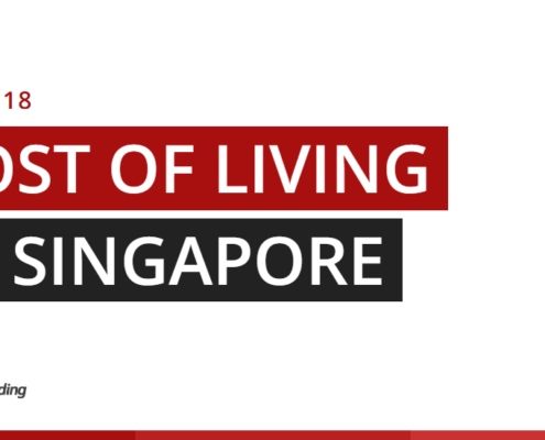 Title card: NDR 2018, the cost of living in Singapore, Synapse Trading