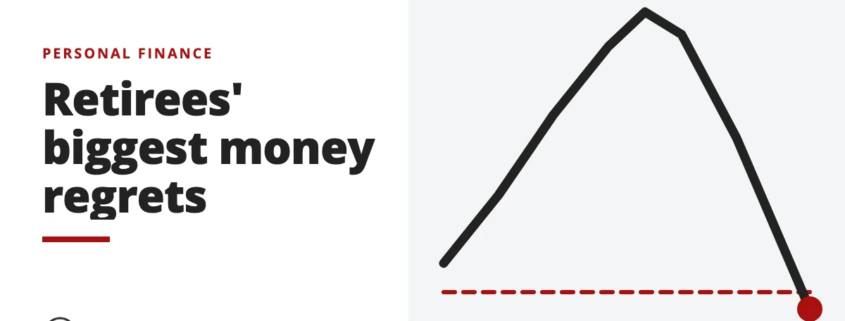 Retirees' biggest money regrets - personal finance