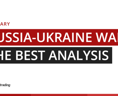 Title card: Russia-Ukraine war summary and best analysis, Synapse Trading
