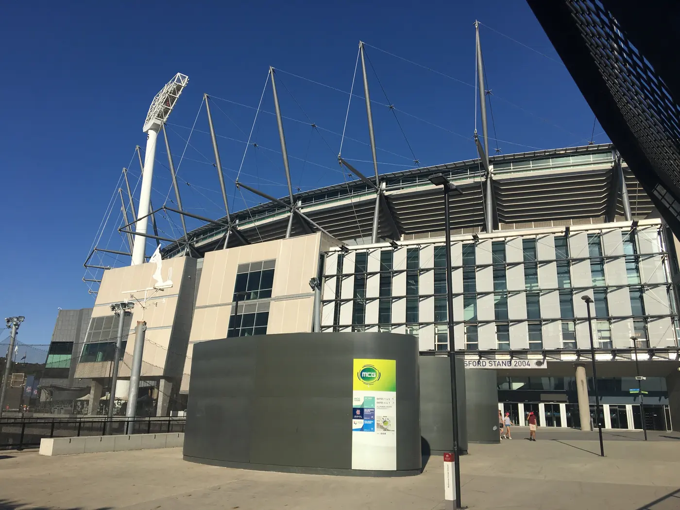 The Melbourne Cricket Ground from outside