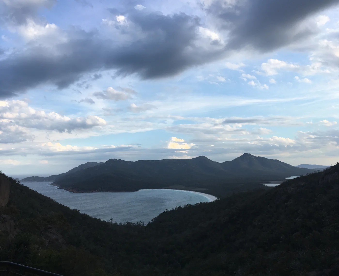 Wineglass Bay from the lookout, Tasmania