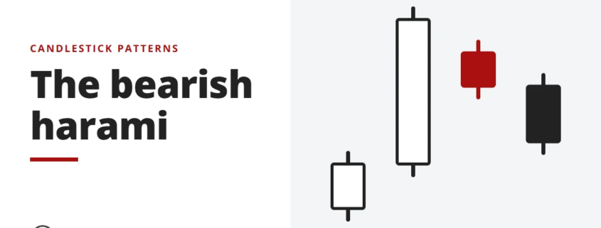 The bearish harami - candlestick patterns