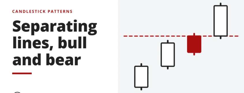 Separating lines, bull and bear - candlestick patterns