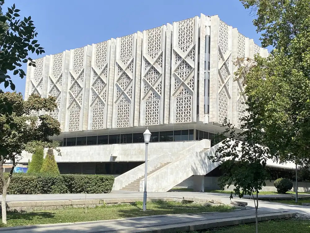 The modernist State History Museum in Tashkent