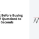 Checklist Before Buying a Stock: 7 Questions to Ask in 60 Seconds
