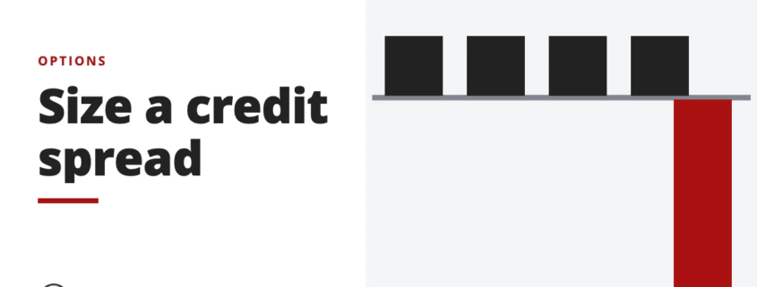 Size a credit spread - options