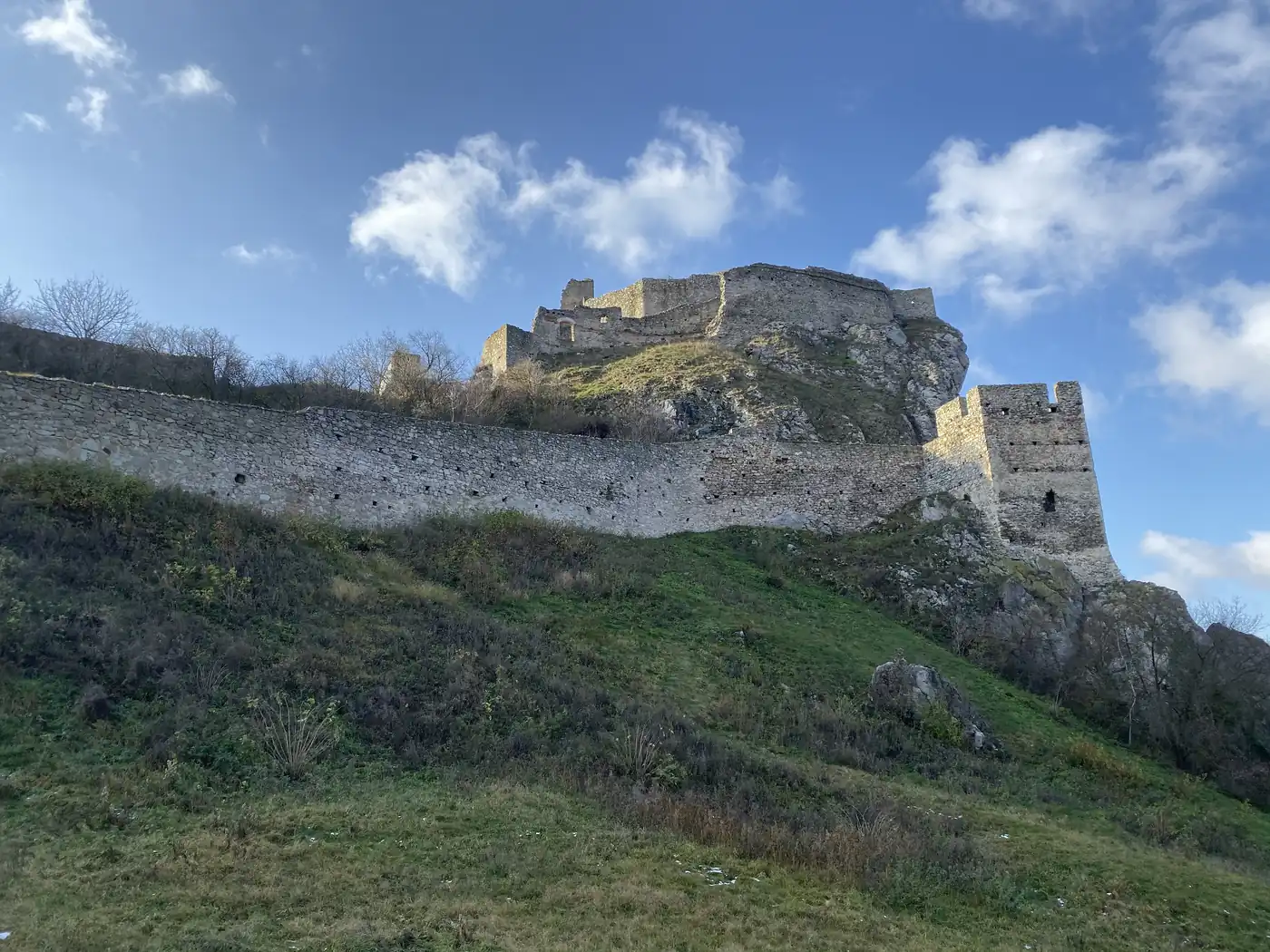 Devin Castle ruins on the rock