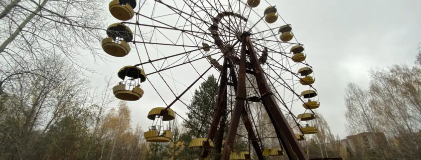 The abandoned Ferris wheel in Pripyat