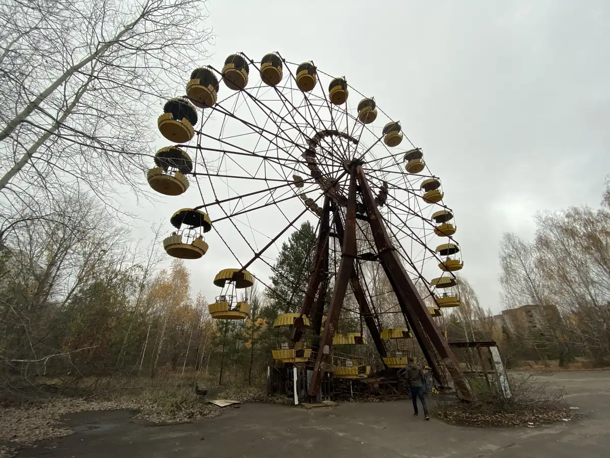 The abandoned Ferris wheel in Pripyat