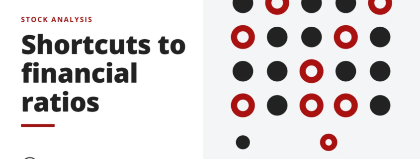 Shortcuts to financial ratios - stock analysis