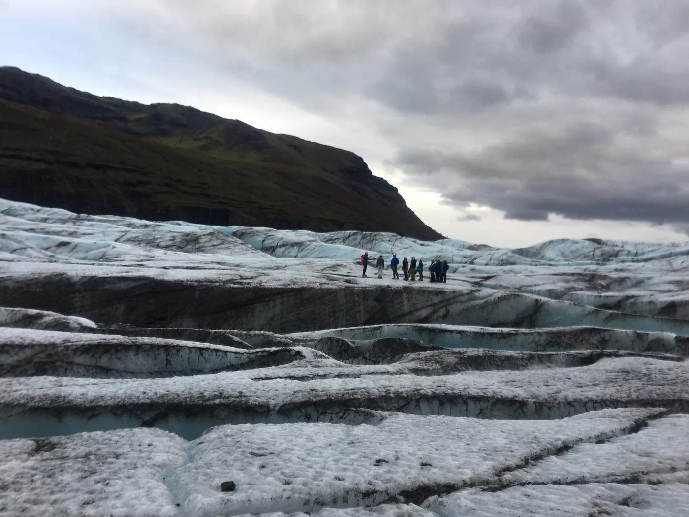 The glacier hike on Vatnajökull