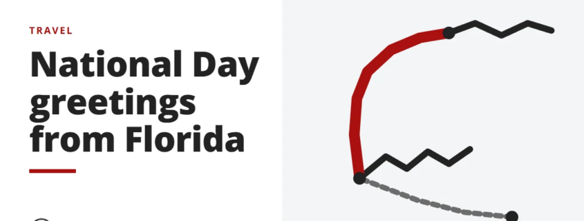 National Day greetings from Florida - travel