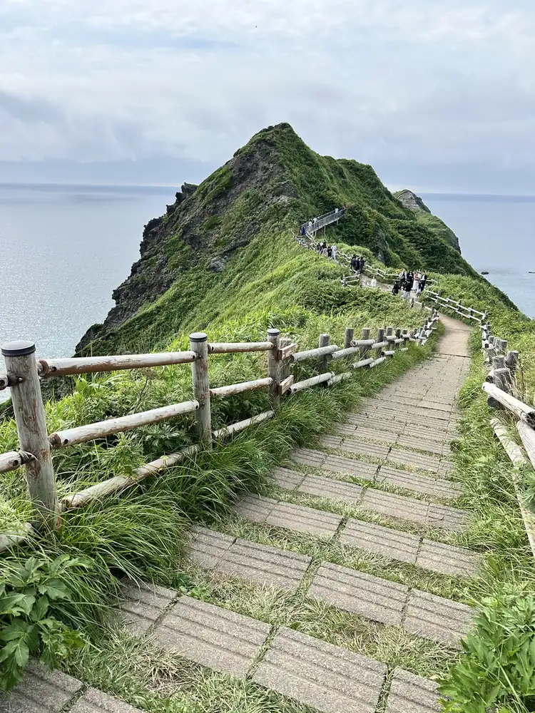 The ridge path at Cape Kamui