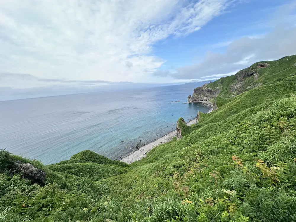 The Shakotan coast from the cape