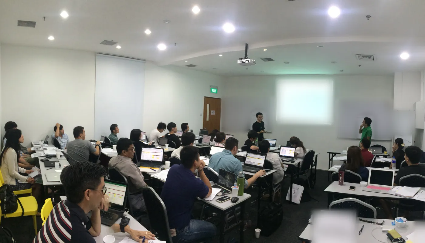 A full Synapse Program class in Singapore, September 2016