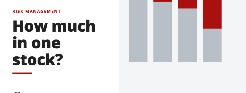 How much in one stock? - risk management