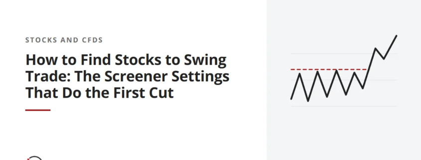How to Find Stocks to Swing Trade: The Screener Settings That Do the First Cut