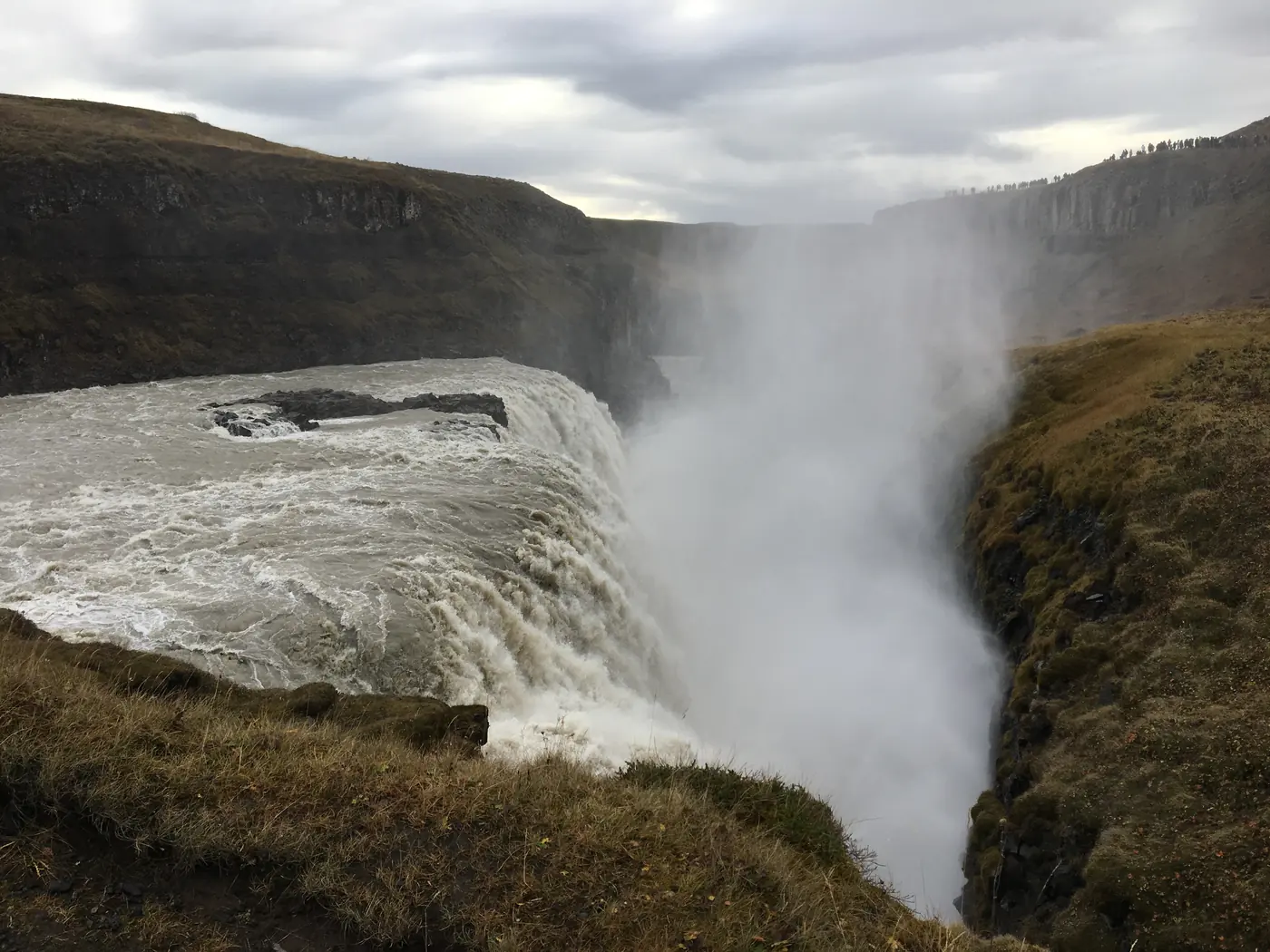 Gullfoss from the rim