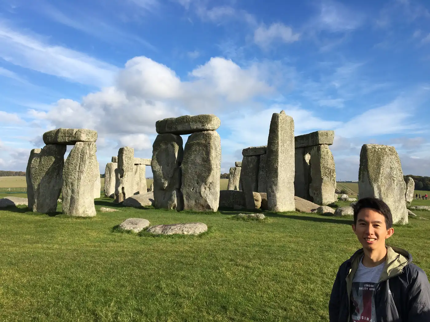 Spencer at Stonehenge