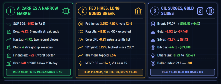 Monthly Market Wrap September 2026: Fed hikes, yields hit 2007 highs, oil surges