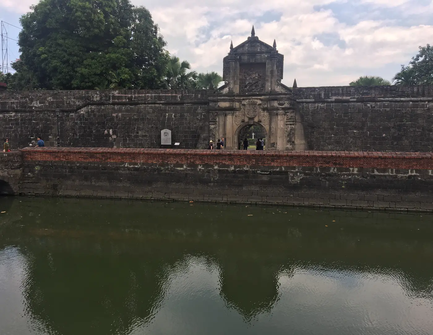 Fort Santiago's gate over its moat, Intramuros