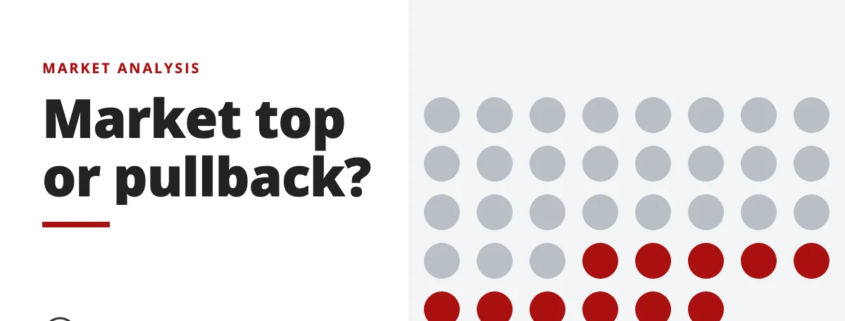 Market top or pullback? - market analysis