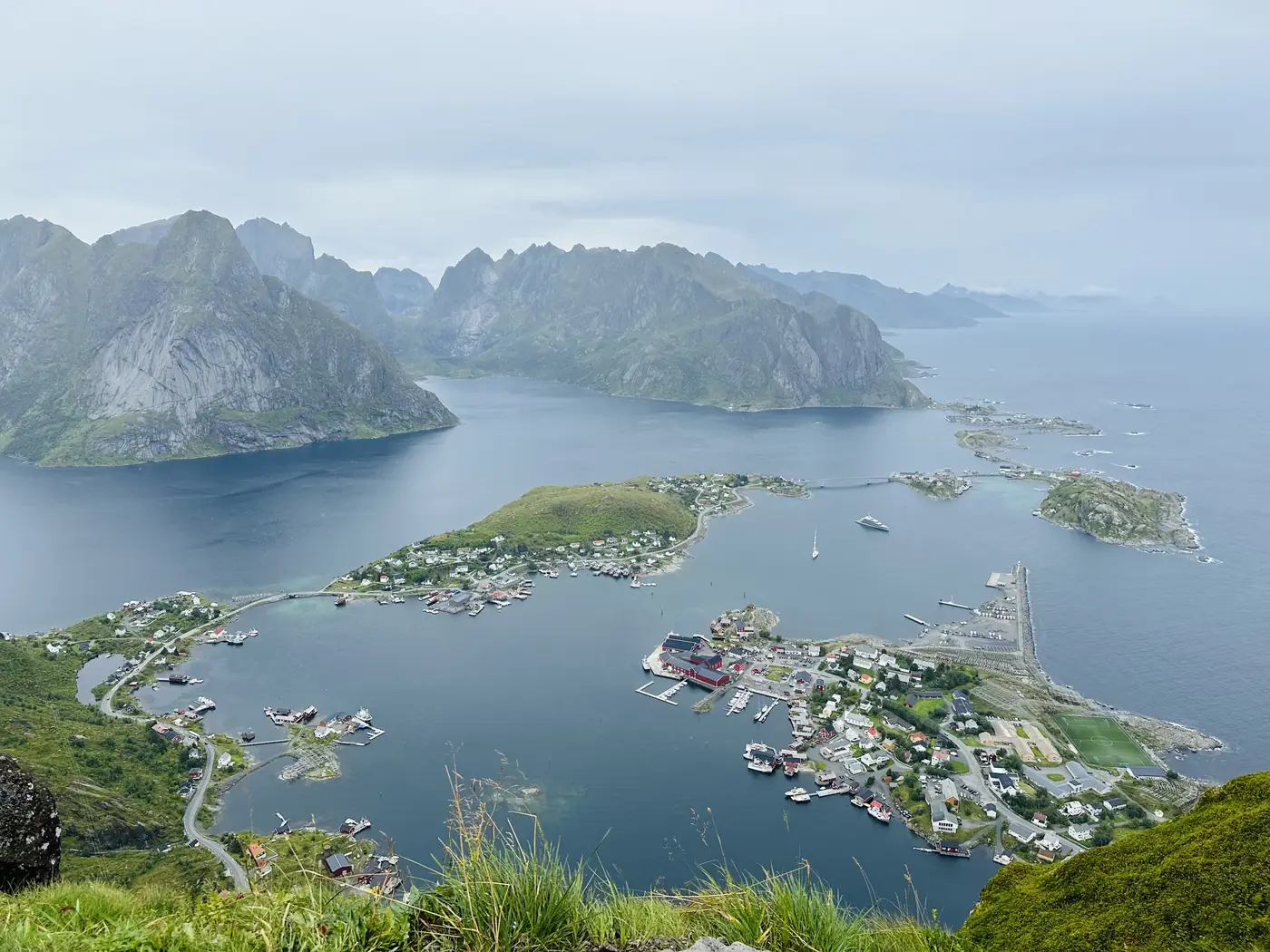 Reine from the top of Reinebringen