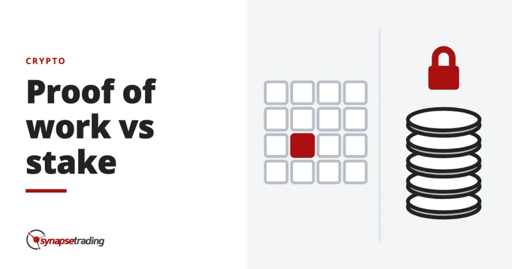 Proof of work vs stake - crypto