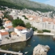 Dubrovnik's old town walls and harbour, Croatia