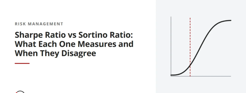 Sharpe Ratio vs Sortino Ratio: What Each One Measures and When They Disagree