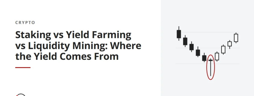Staking vs Yield Farming vs Liquidity Mining: Where the Yield Comes From