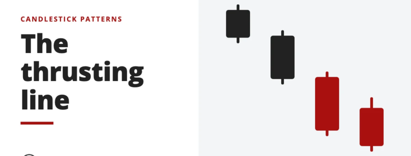 The thrusting line - candlestick patterns