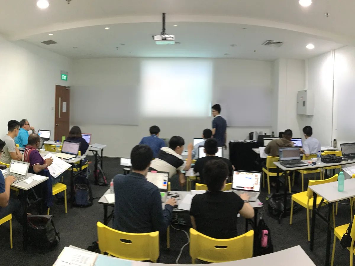 The bootcamp room
