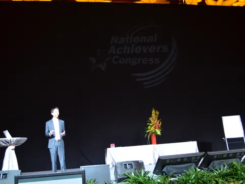 National Achievers Congress stage
