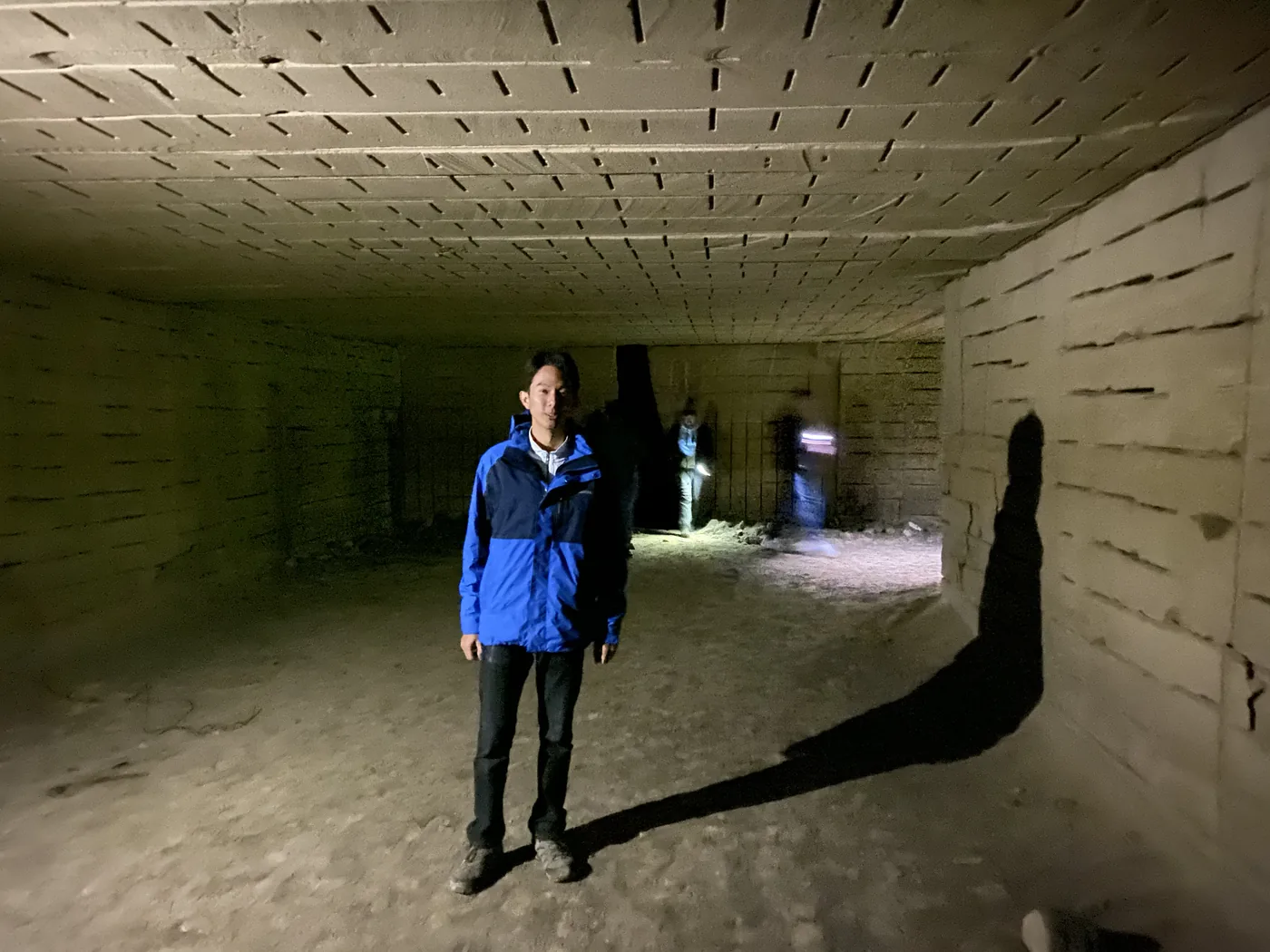 Inside the old quarry tunnels in Transnistria