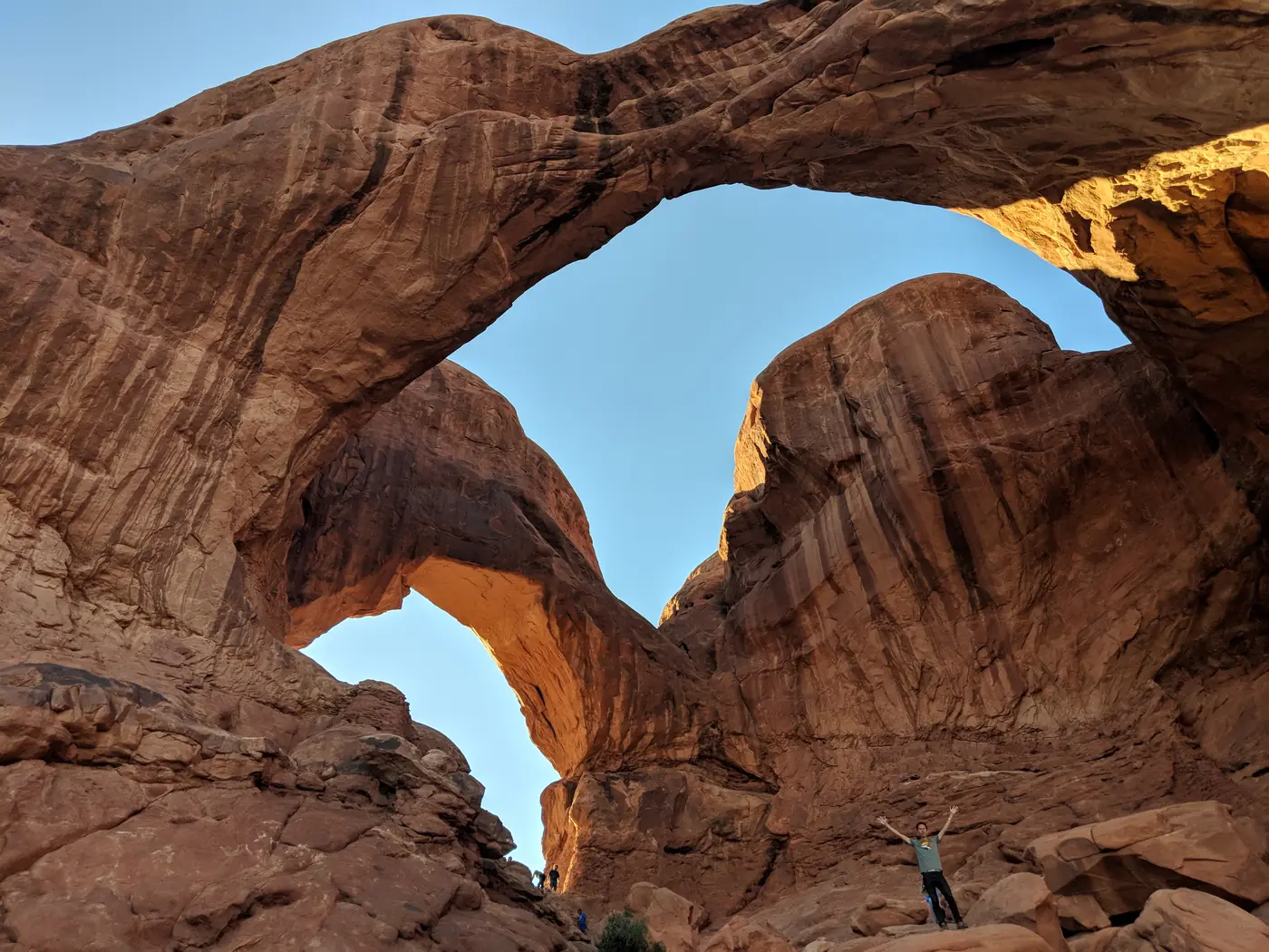 Double Arch in Arches National Park