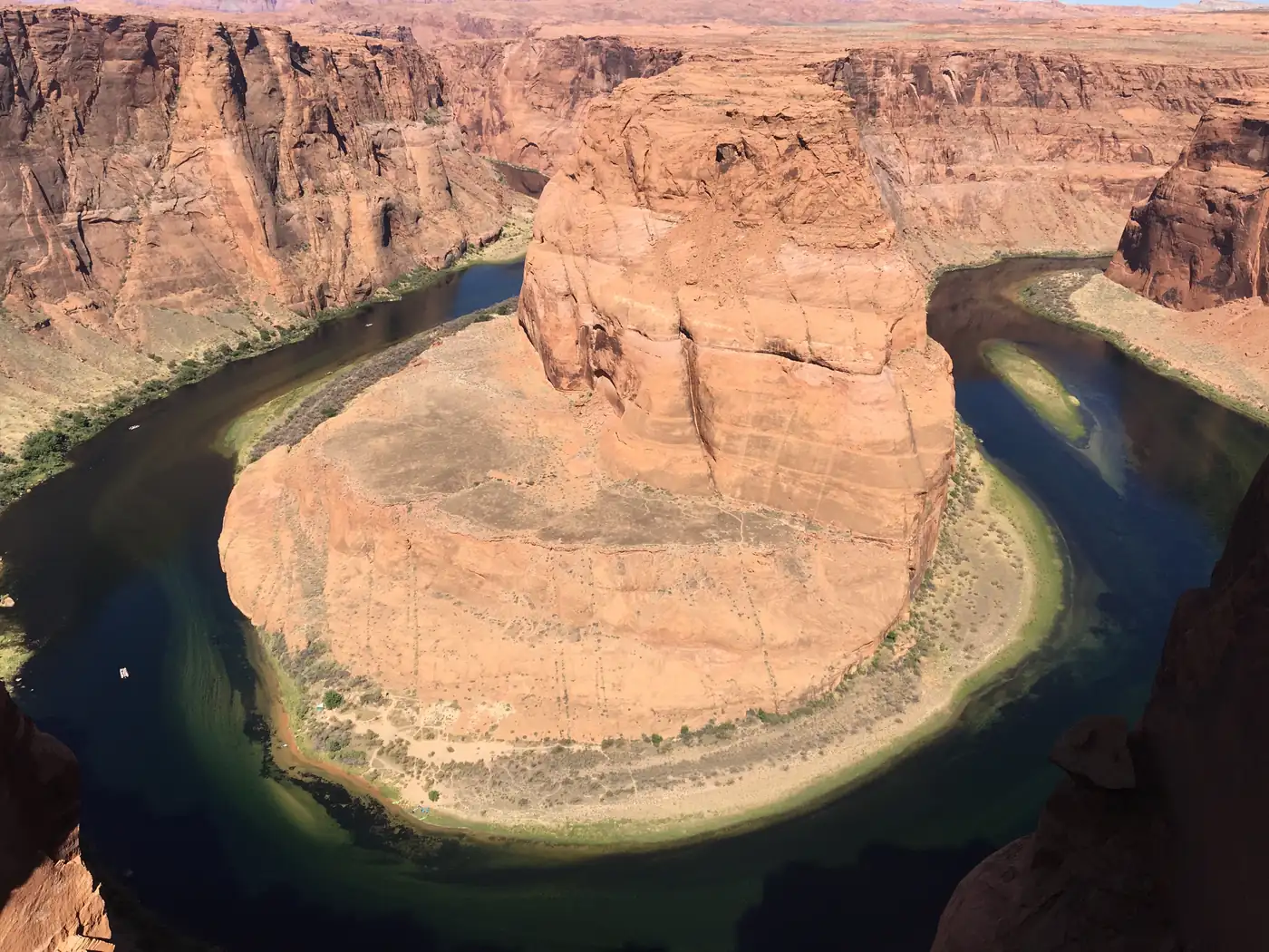 Horseshoe Bend from the rim