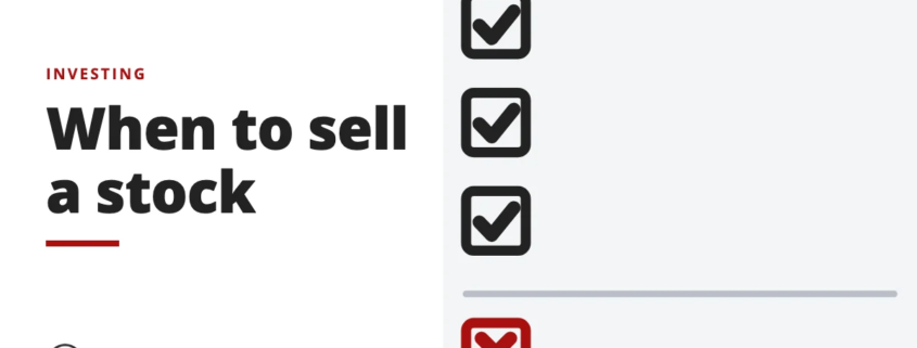 When to sell a stock - investing