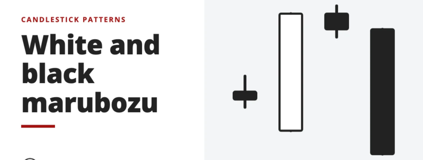 White and black marubozu - candlestick patterns